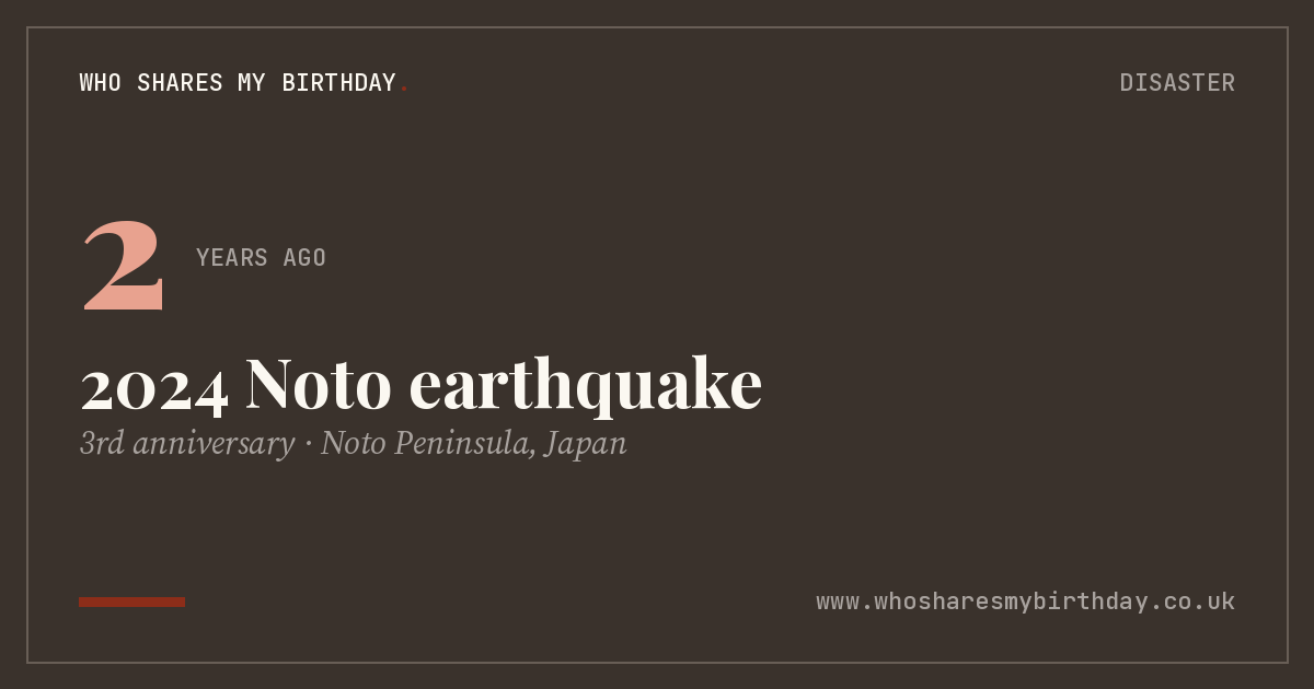 2024 Noto earthquake
