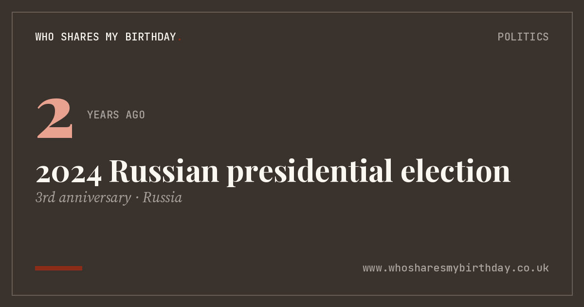 2024 Russian presidential election