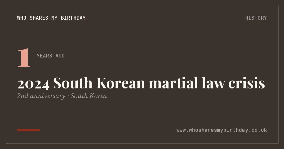 2024 South Korean martial law crisis