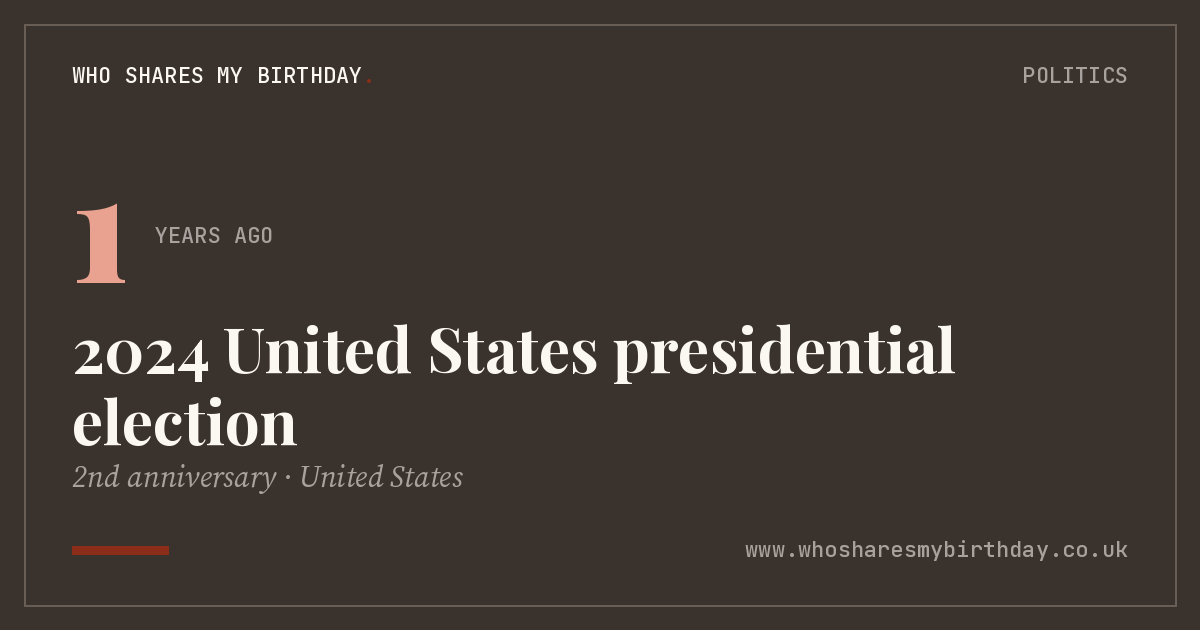 2024 United States presidential election