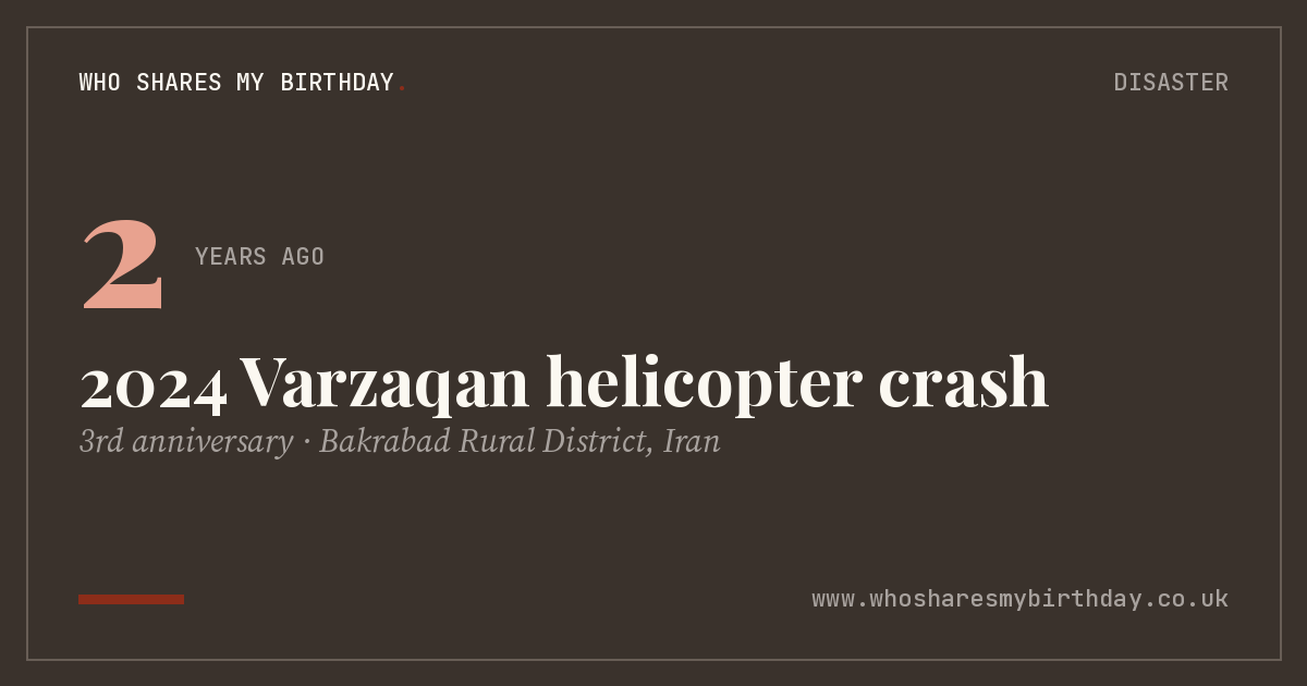 2024 Varzaqan helicopter crash