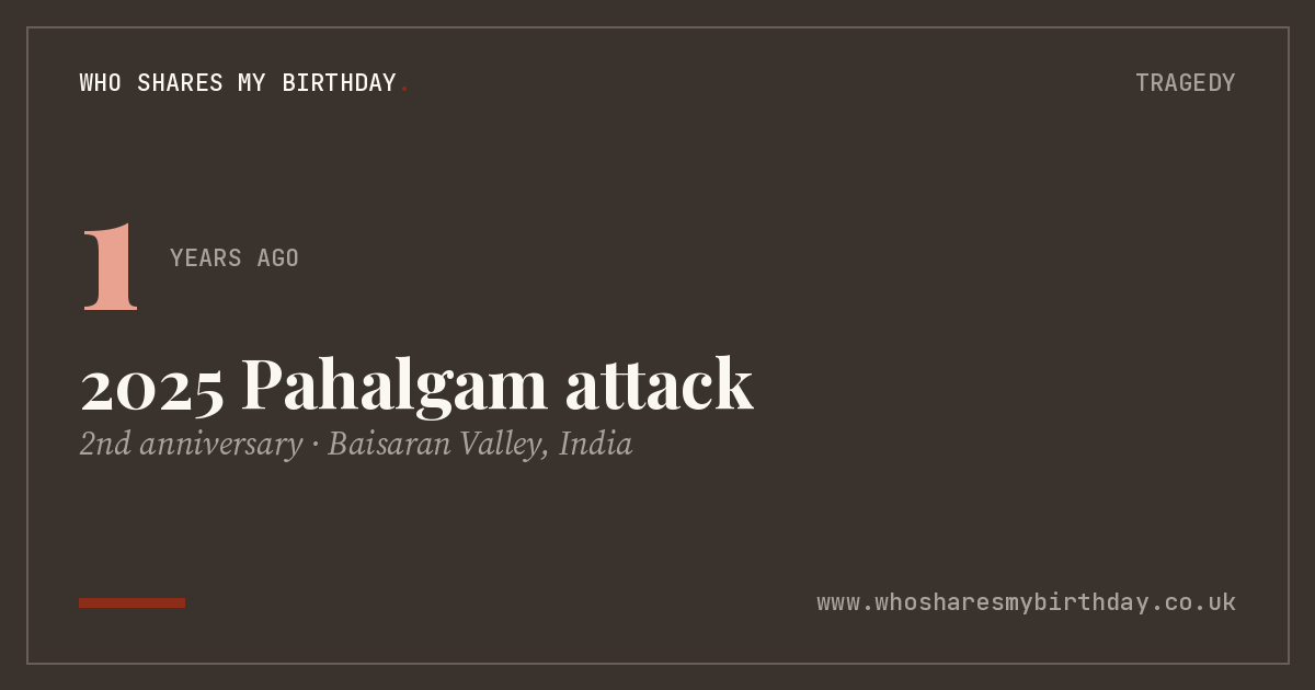 2025 Pahalgam attack