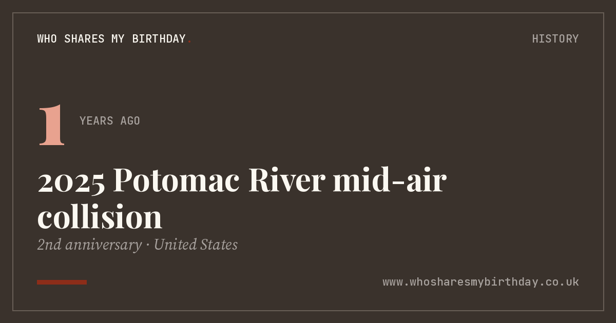 2025 Potomac River mid-air collision