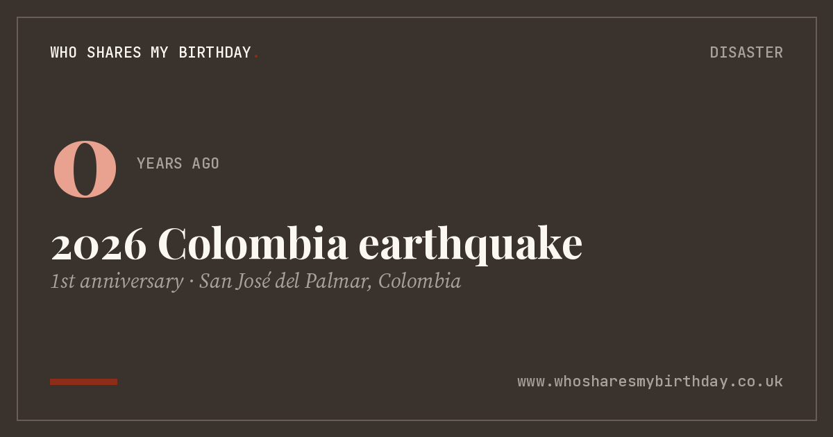 2026 Colombia earthquake