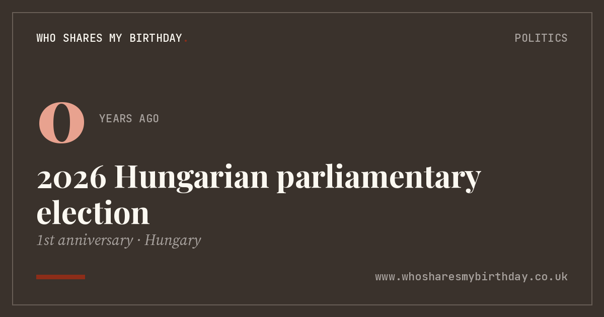 2026 Hungarian parliamentary election