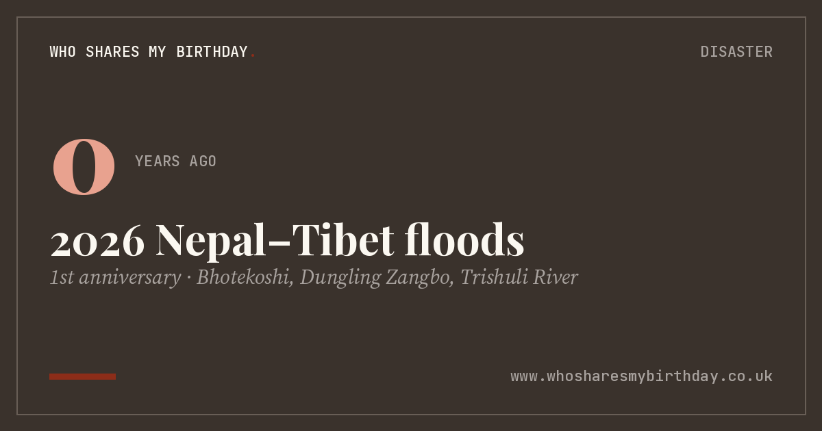2026 Nepal–Tibet floods