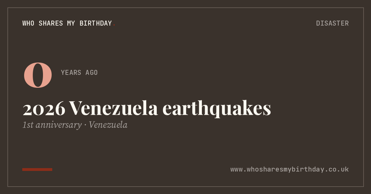 2026 Venezuela earthquakes