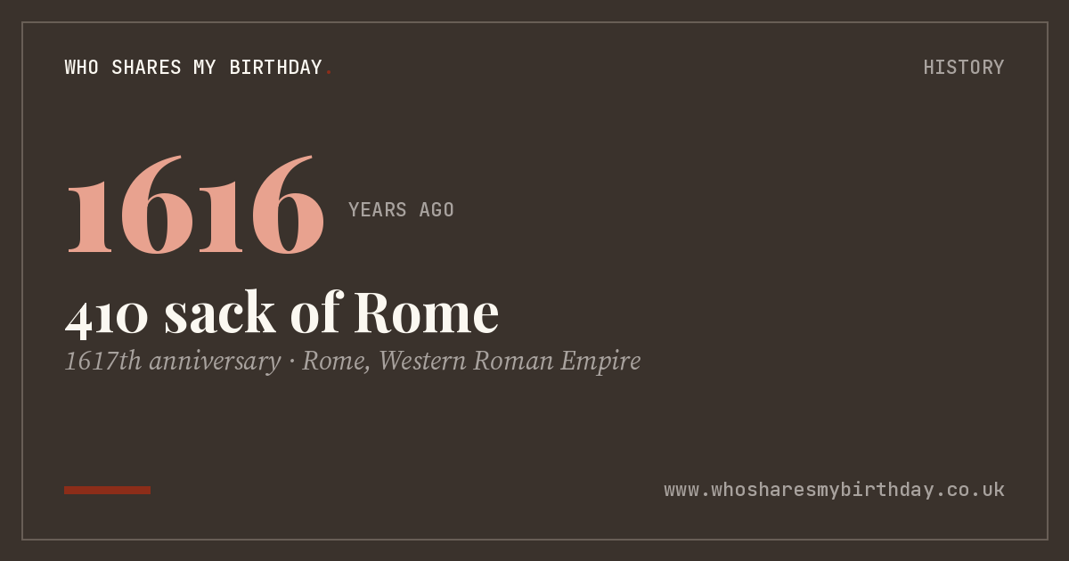 410 sack of Rome