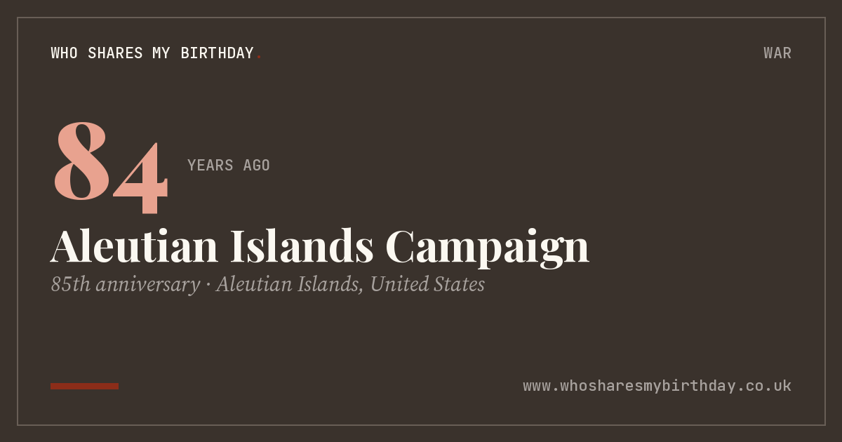 Aleutian Islands Campaign