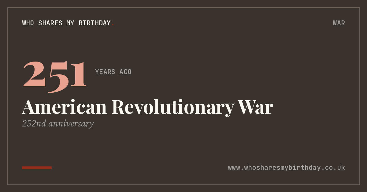 American Revolutionary War