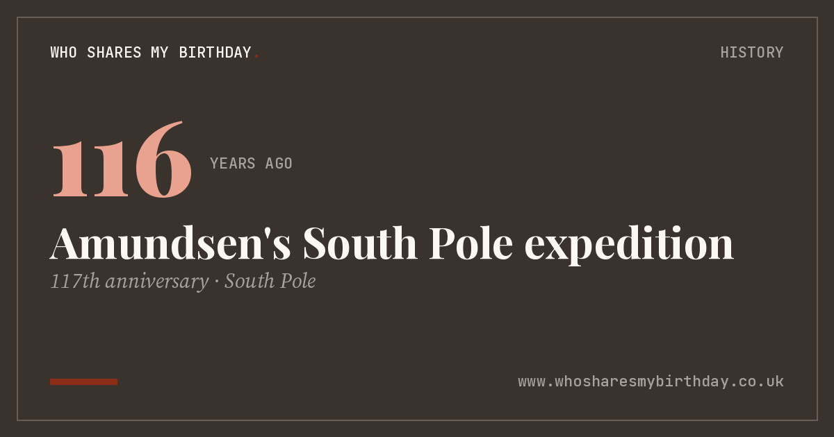 Amundsen's South Pole expedition