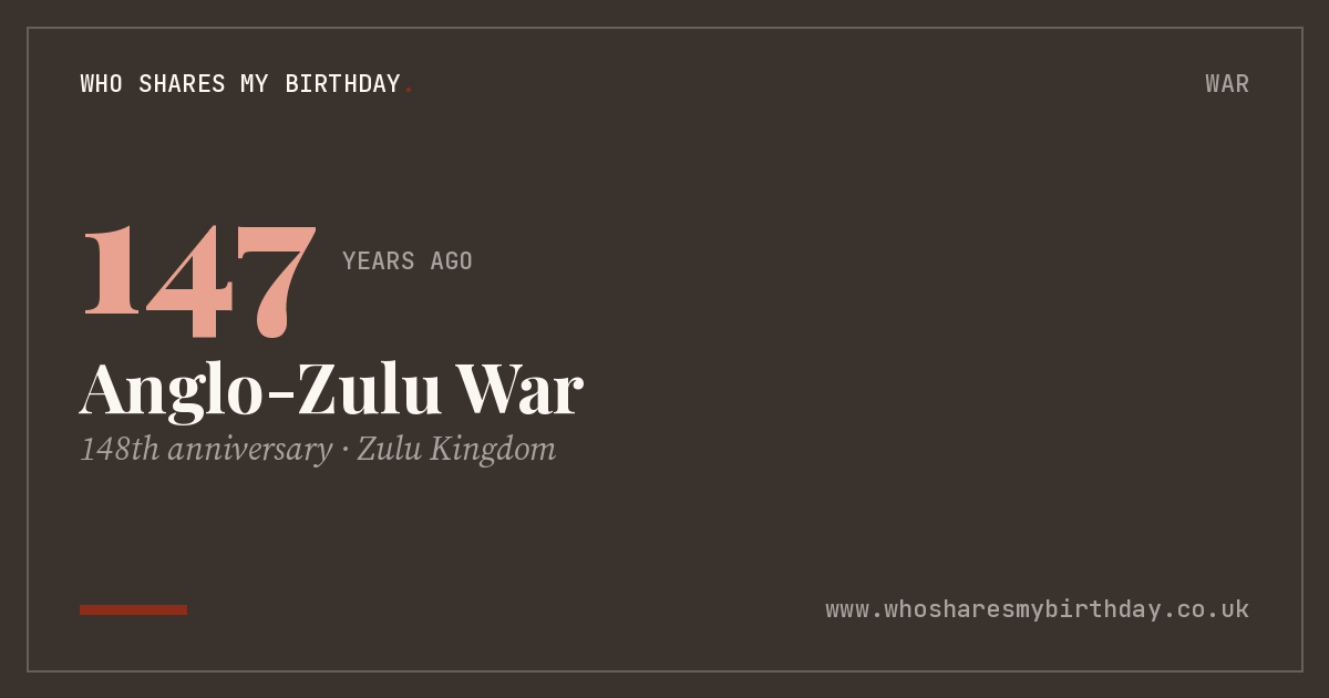 Anglo-Zulu War