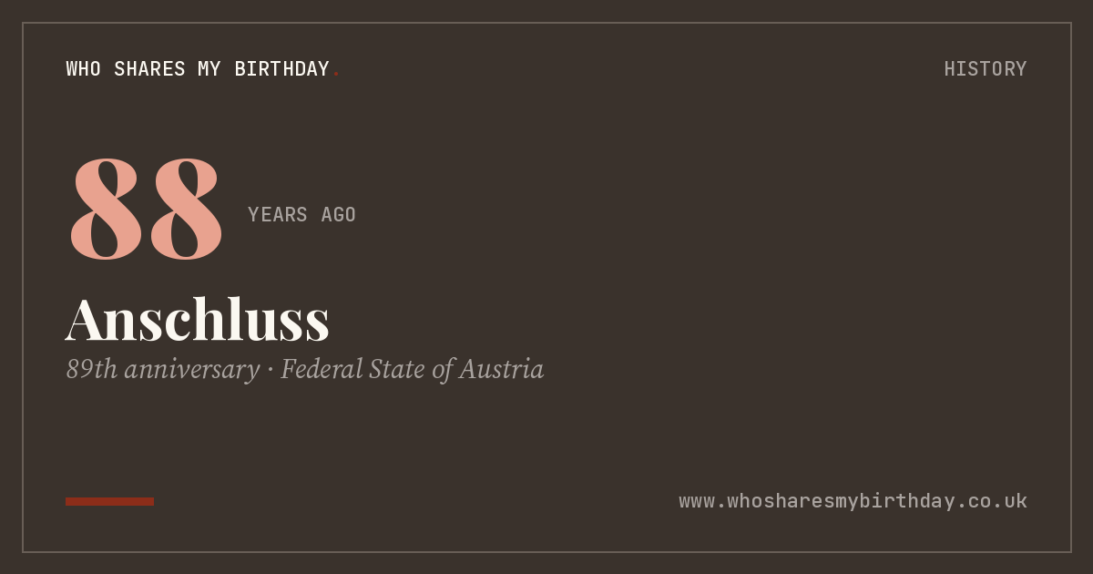 Anschluss