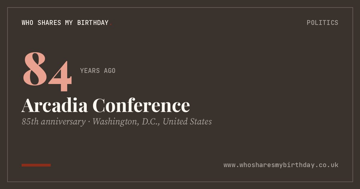 Arcadia Conference