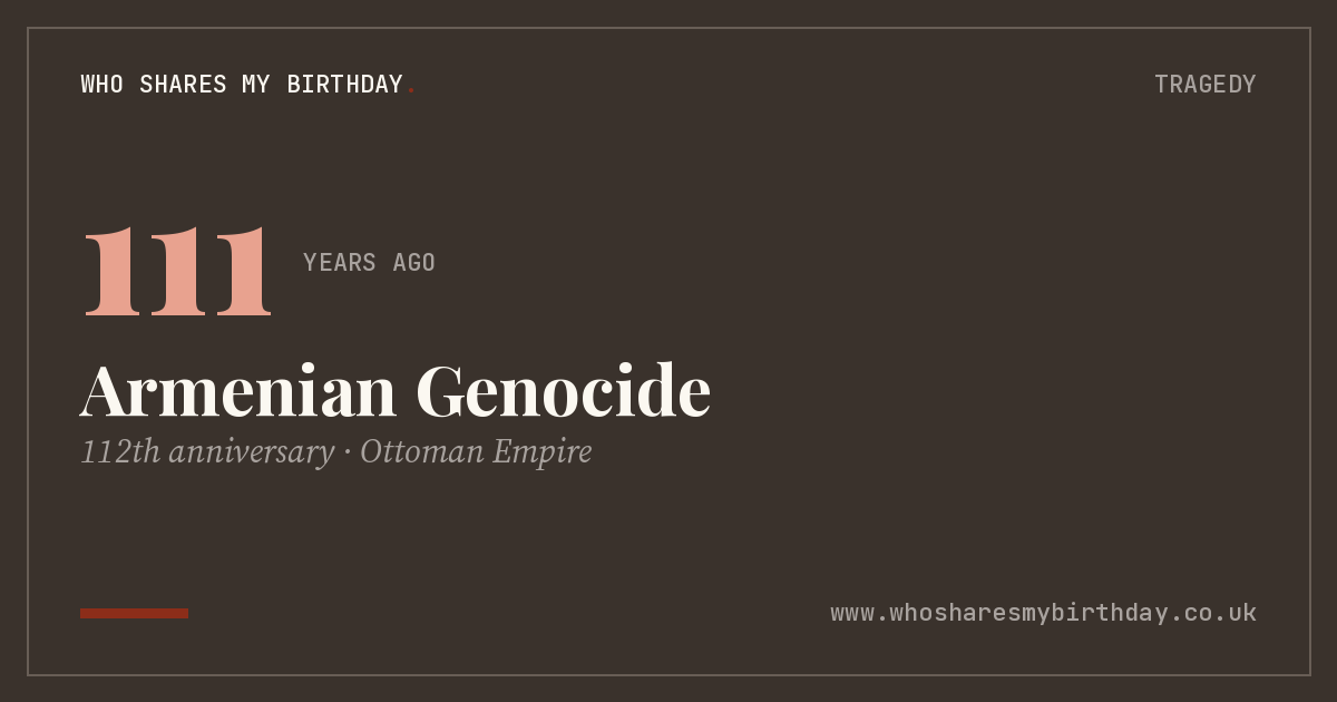 Armenian Genocide