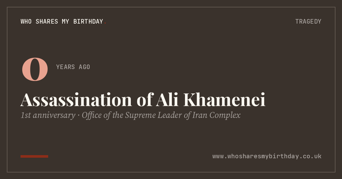 Assassination of Ali Khamenei