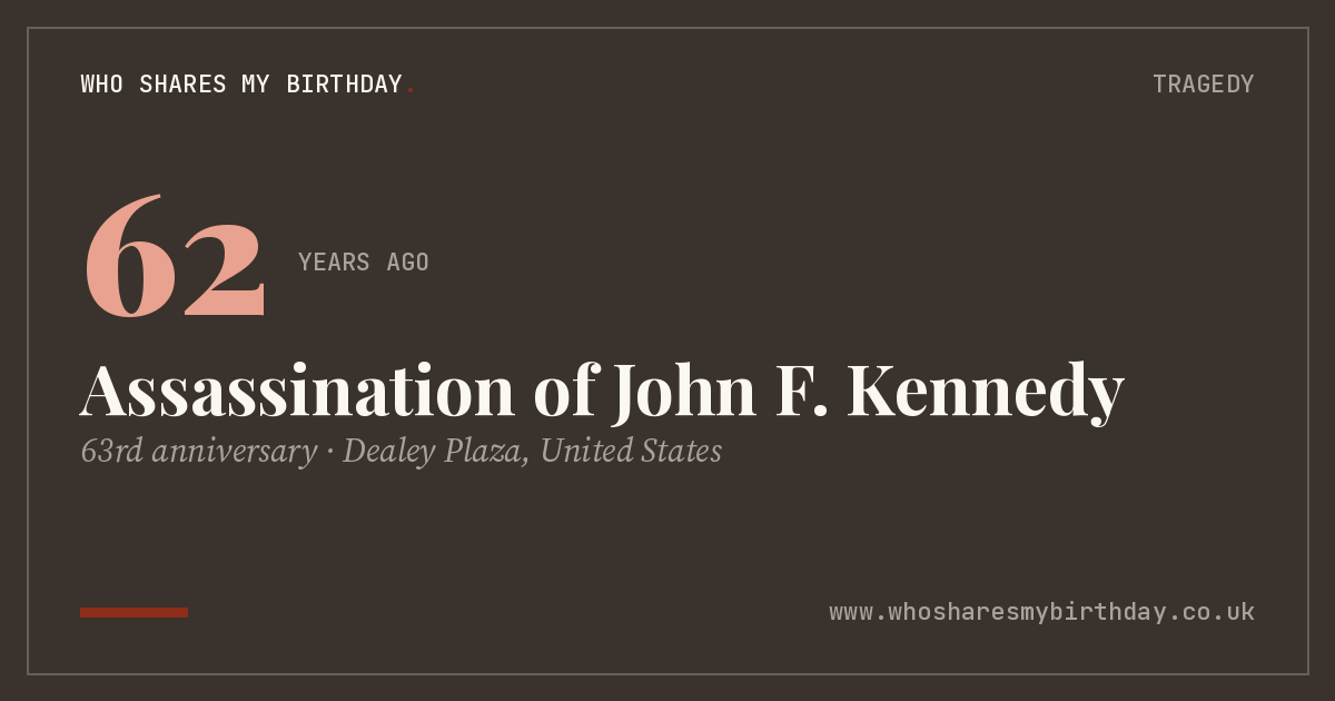 Assassination of John F. Kennedy