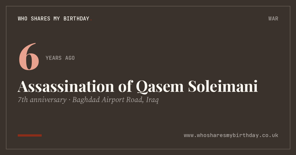 Assassination of Qasem Soleimani