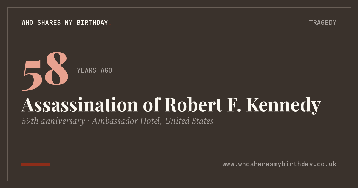 Assassination of Robert F. Kennedy