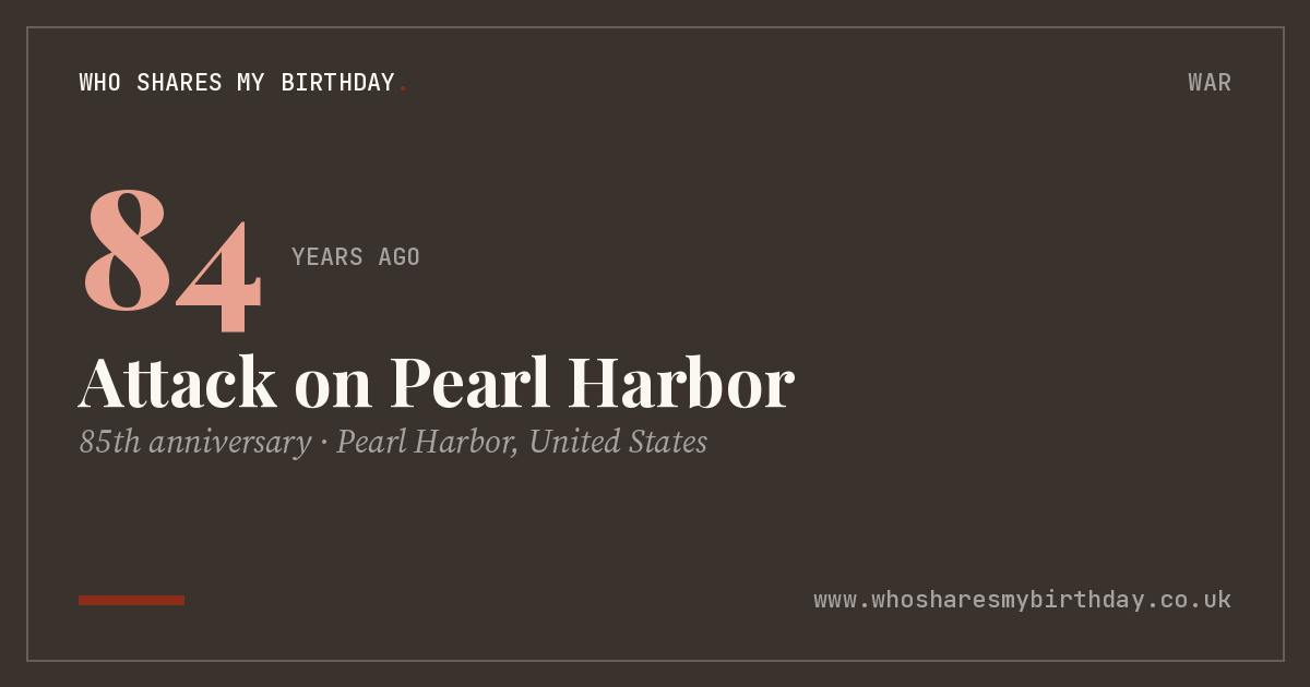 Attack on Pearl Harbor