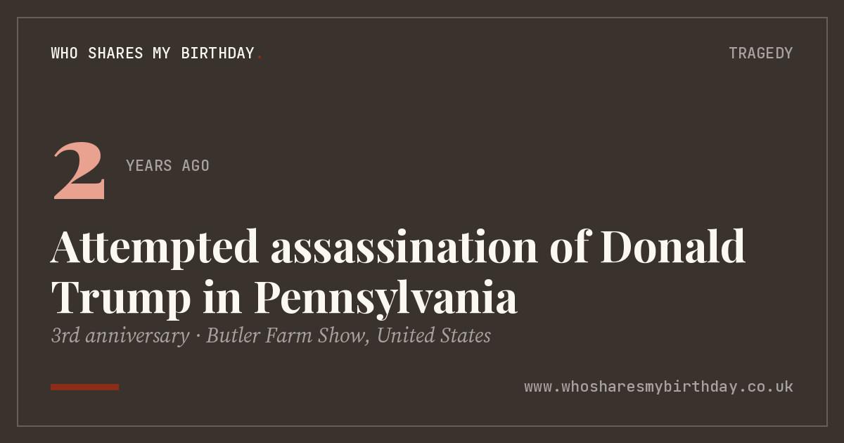Attempted assassination of Donald Trump in Pennsylvania