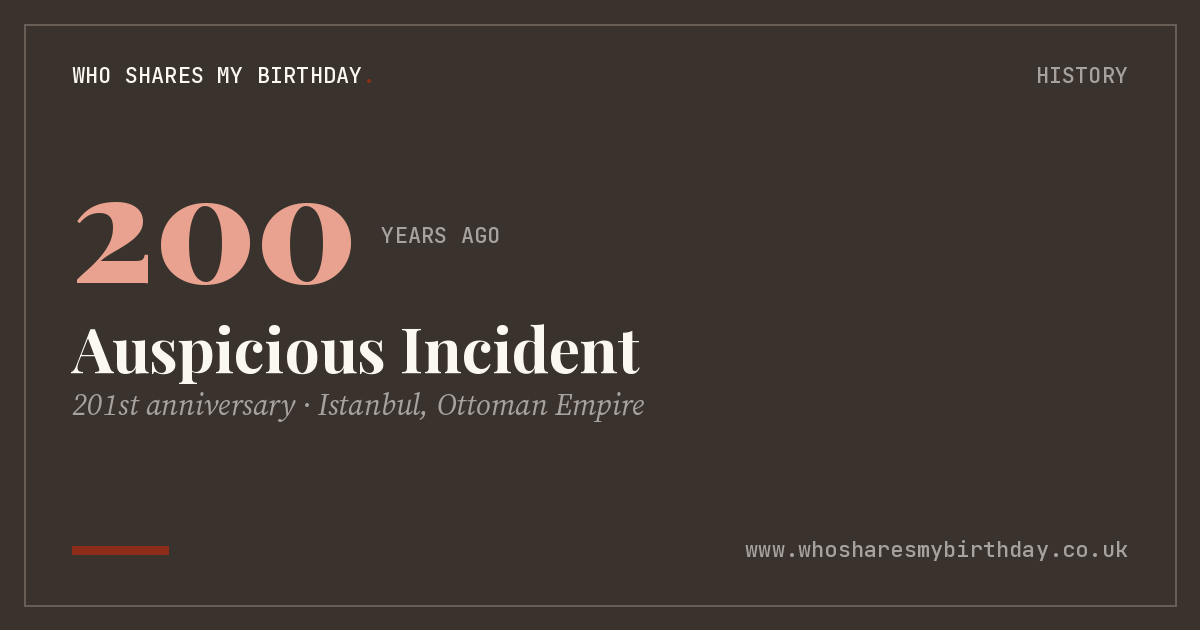 Auspicious Incident