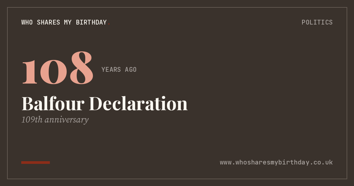 Balfour Declaration