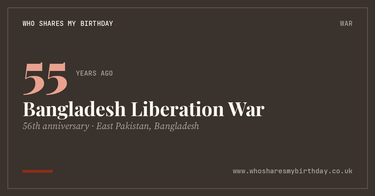 Bangladesh Liberation War