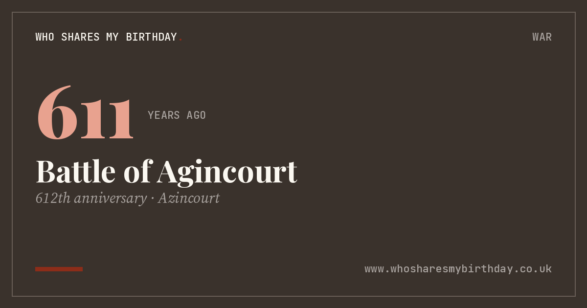 Battle of Agincourt