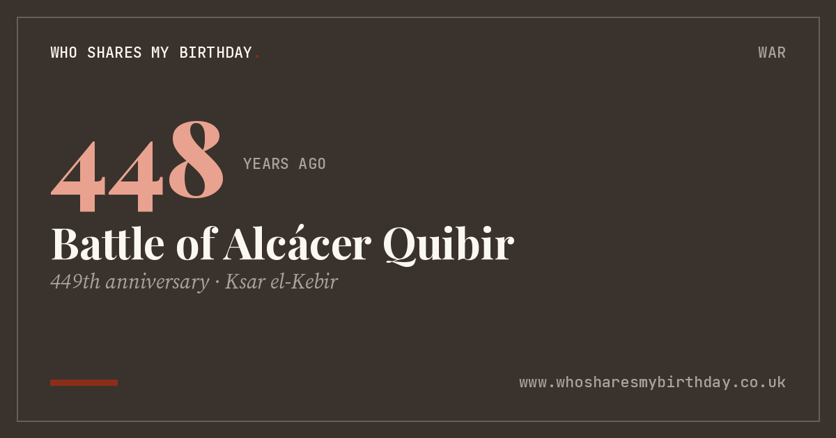Battle of Alcácer Quibir