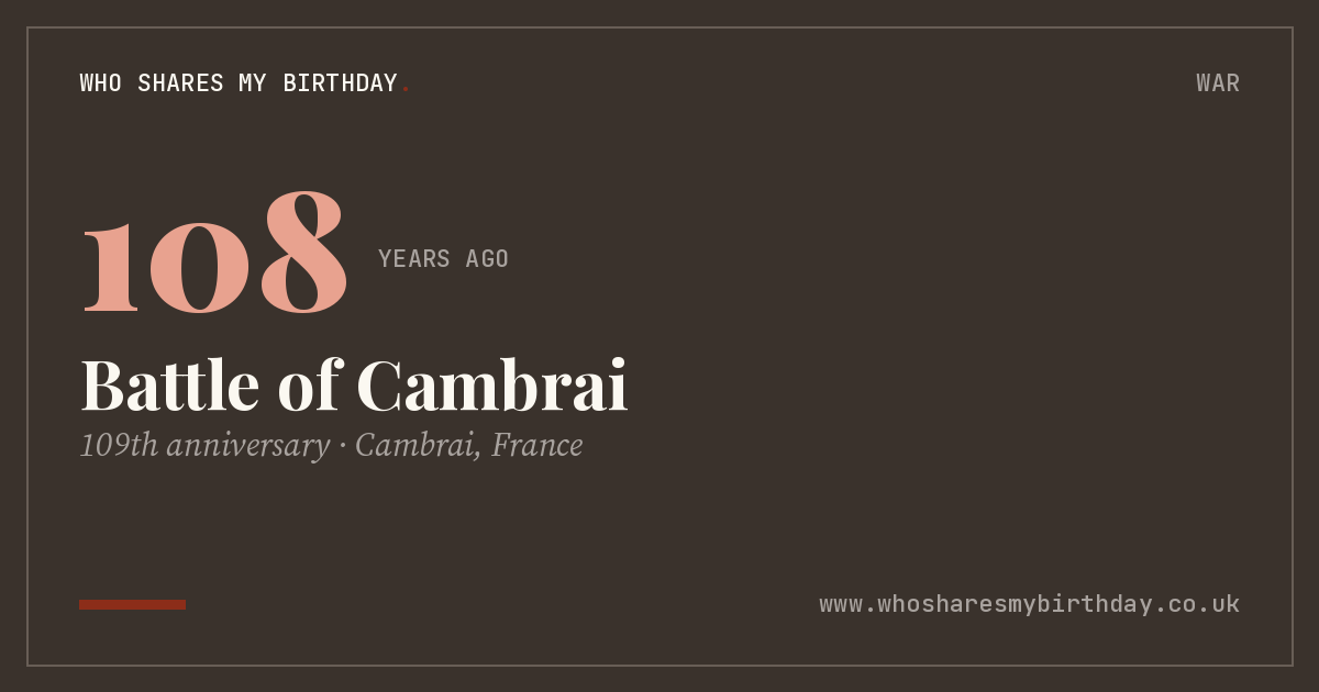 Battle of Cambrai