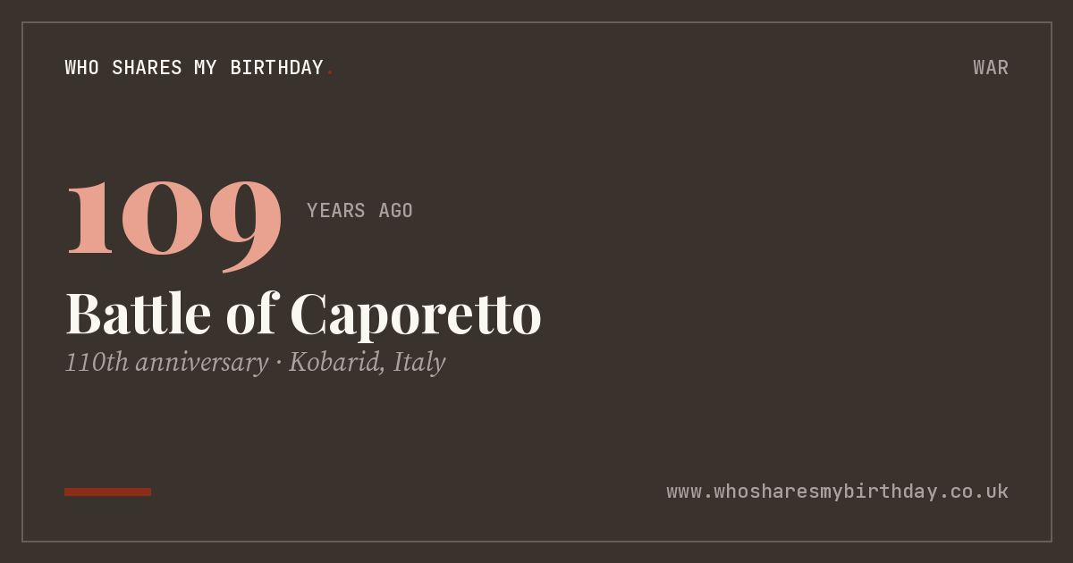 Battle of Caporetto