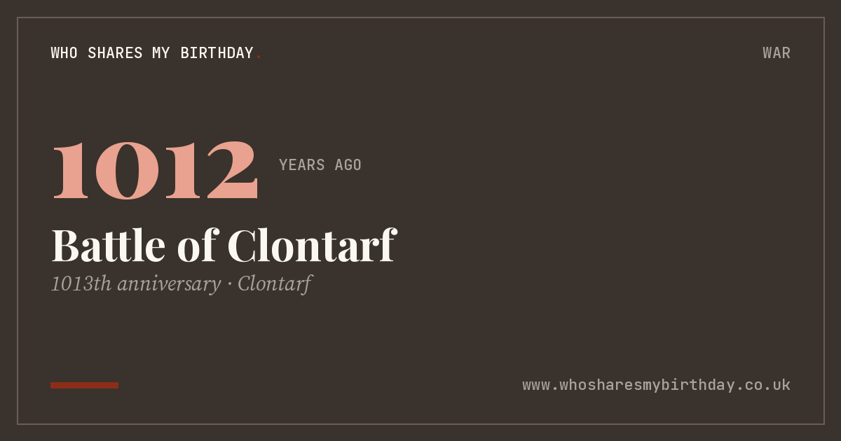 Battle of Clontarf