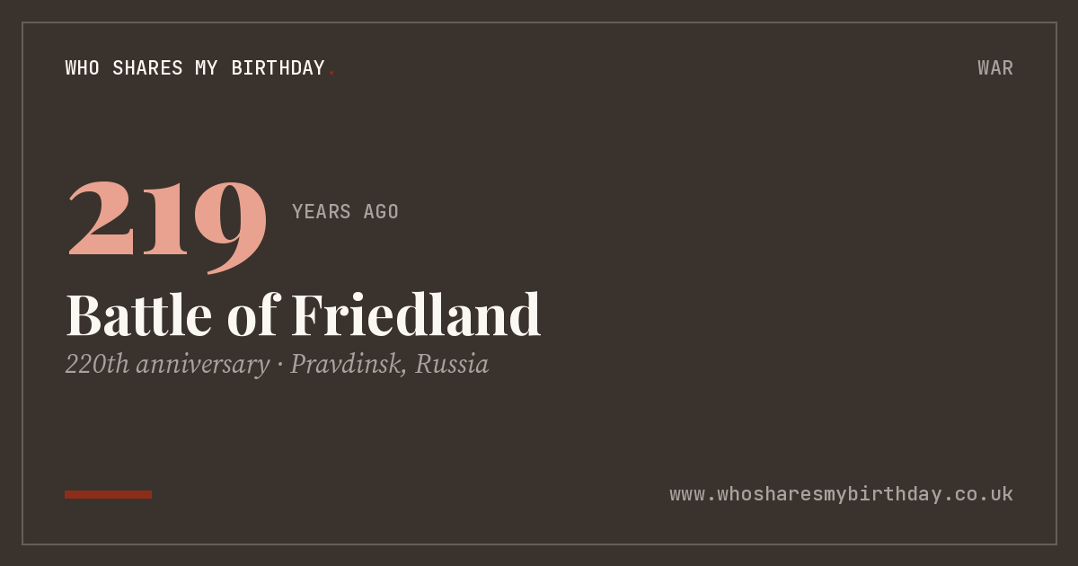 Battle of Friedland