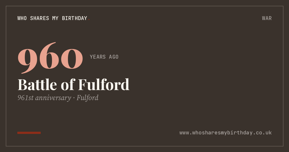 Battle of Fulford