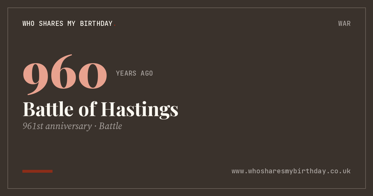 Battle of Hastings