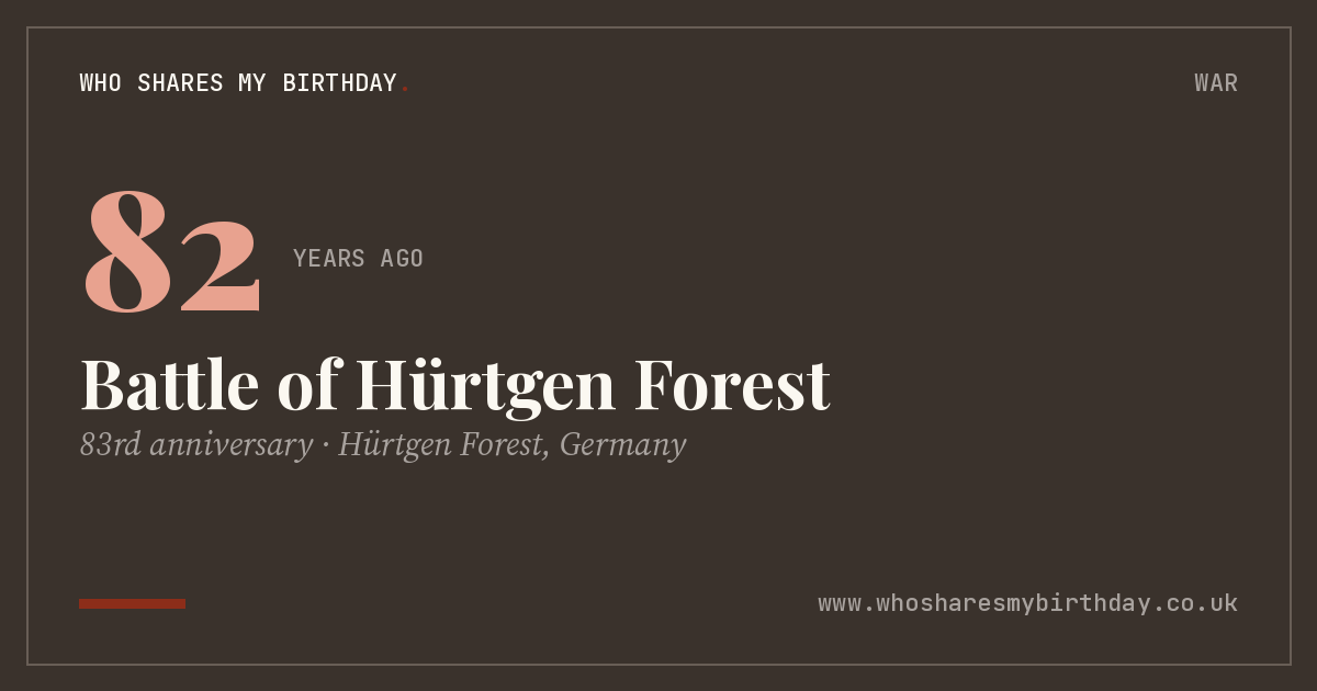 Battle of Hürtgen Forest