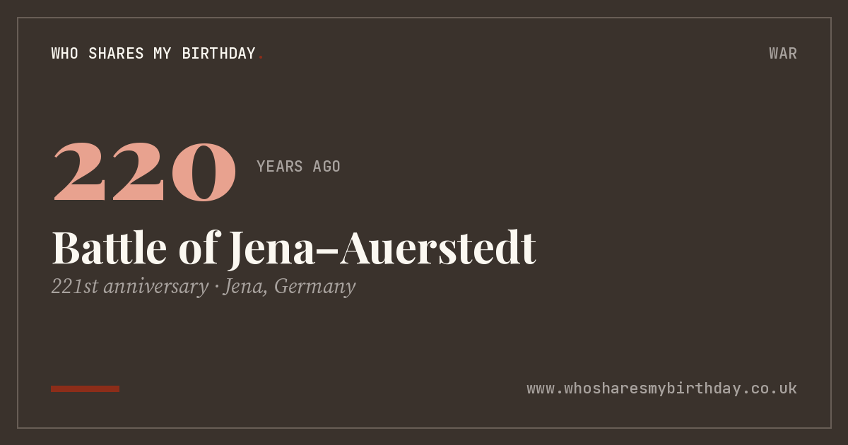 Battle of Jena–Auerstedt