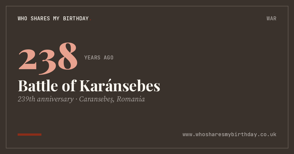 Battle of Karánsebes