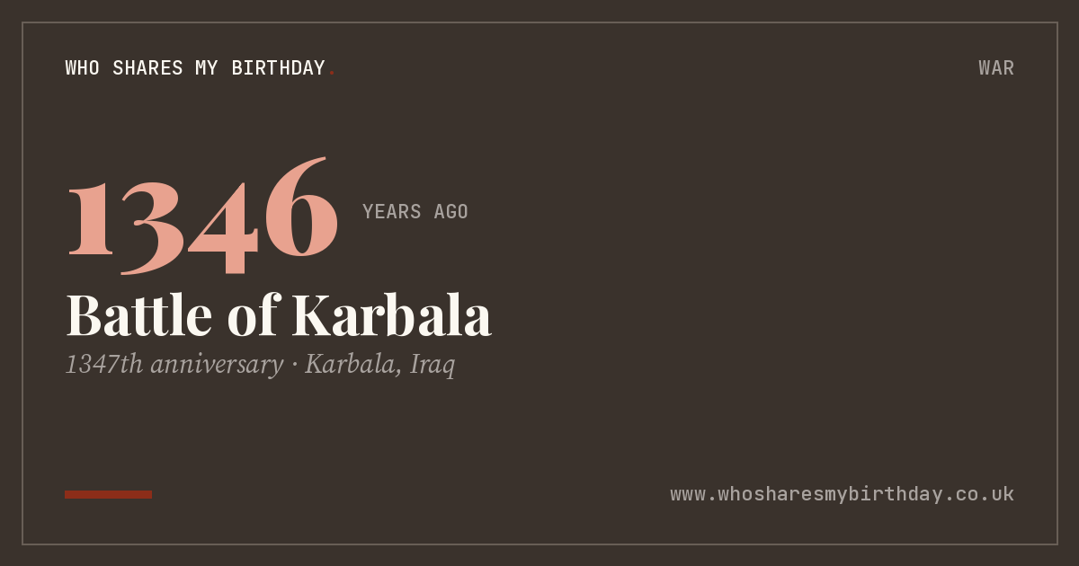Battle of Karbala