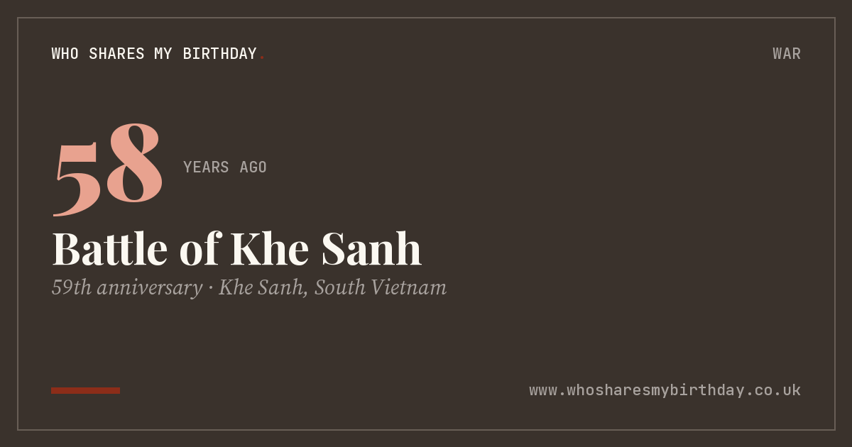 Battle of Khe Sanh
