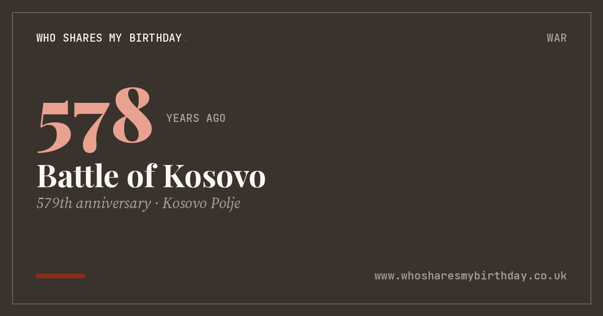 Battle of Kosovo
