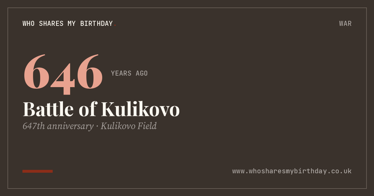 Battle of Kulikovo