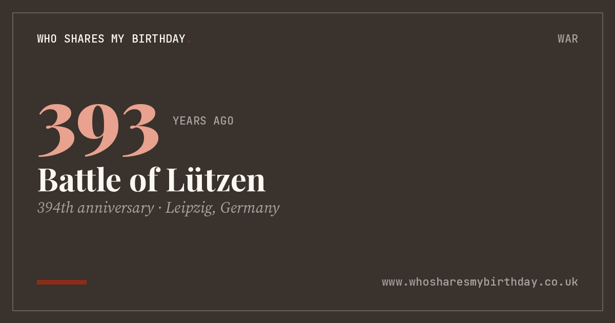 Battle of Lützen
