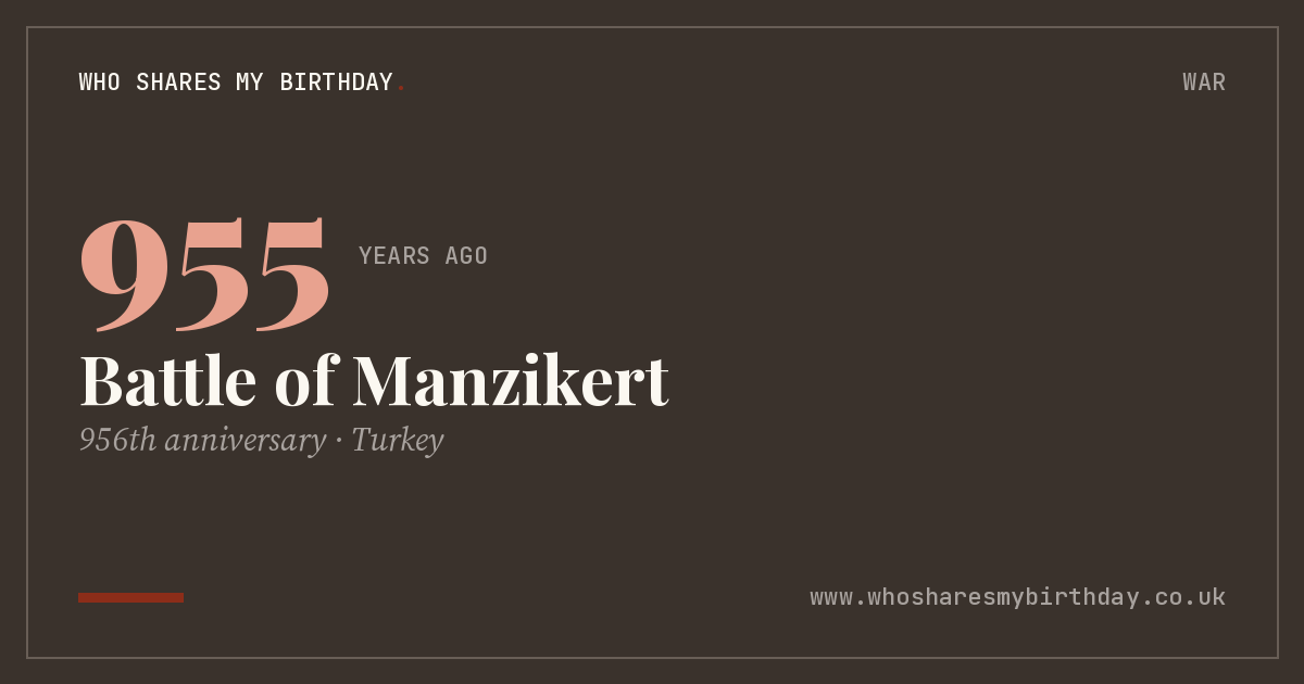 Battle of Manzikert