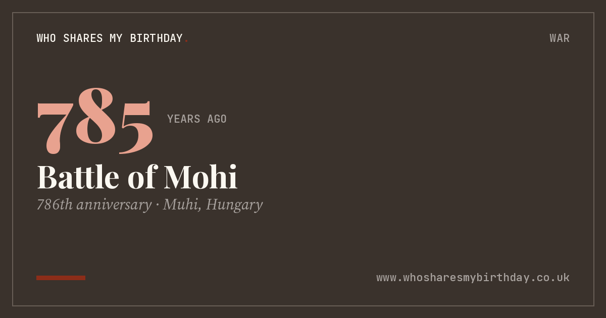 Battle of Mohi
