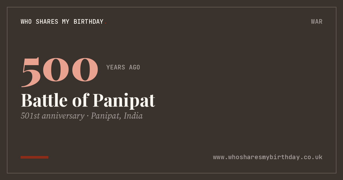 Battle of Panipat