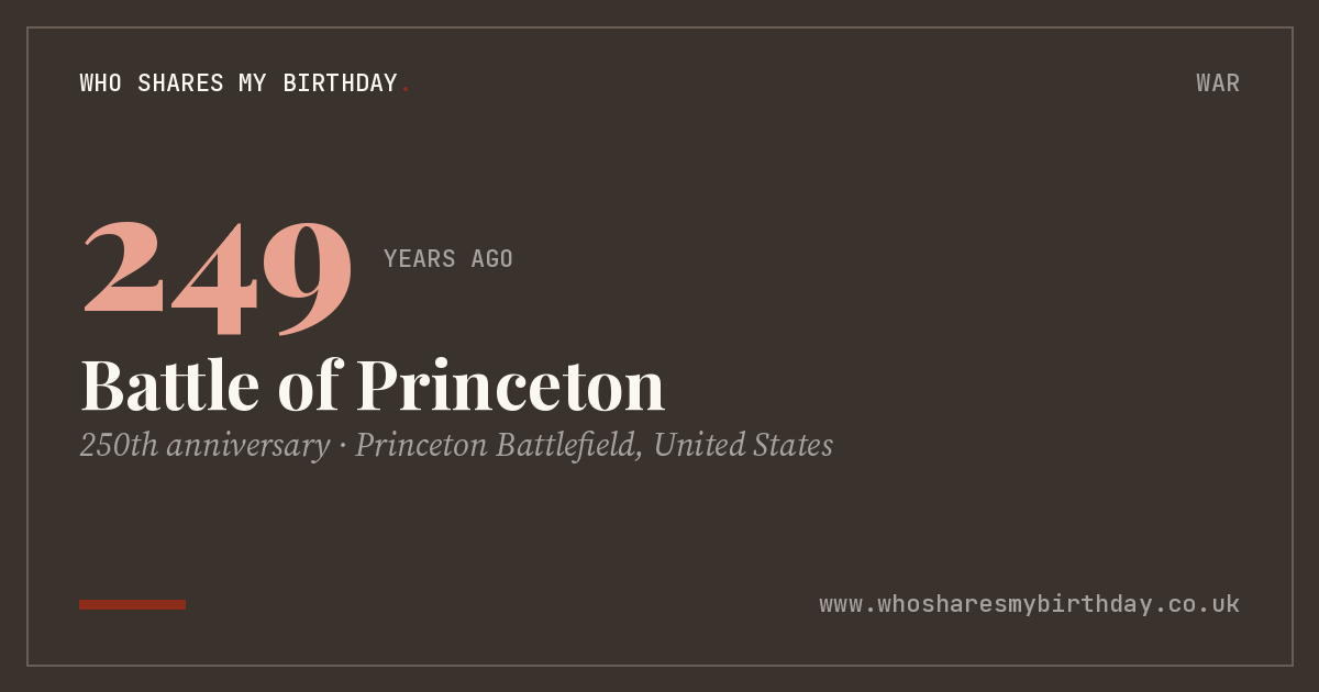 Battle of Princeton