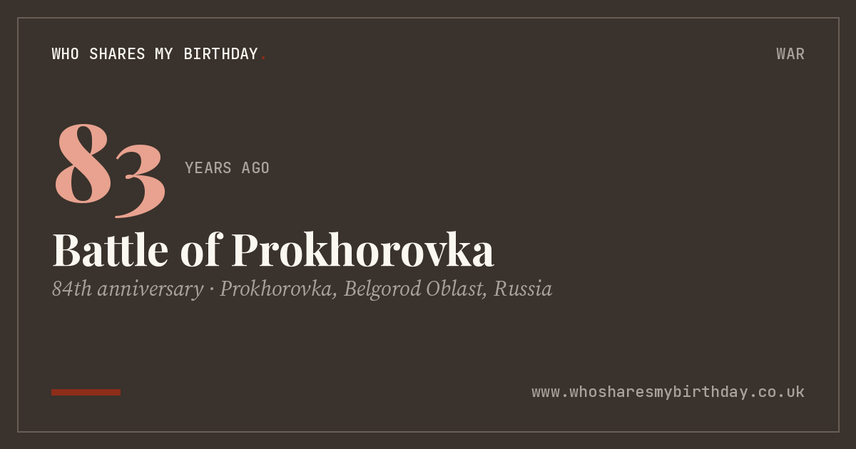 Battle of Prokhorovka