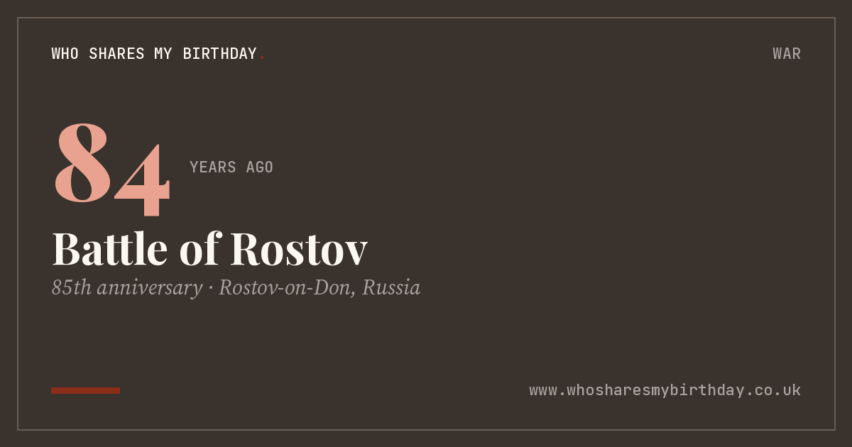 Battle of Rostov